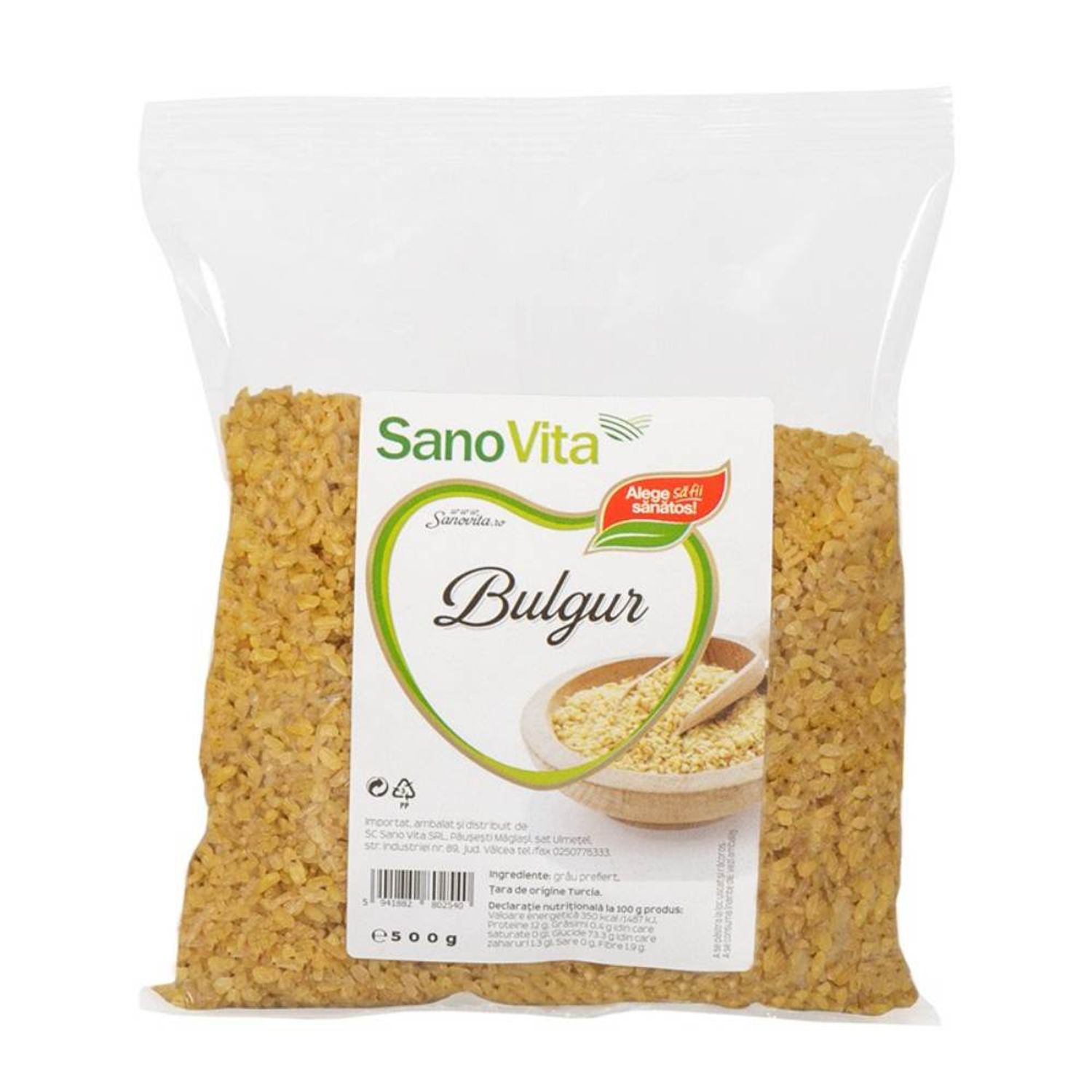 Bulgur Sano Vita, 500 g fotografia produsului