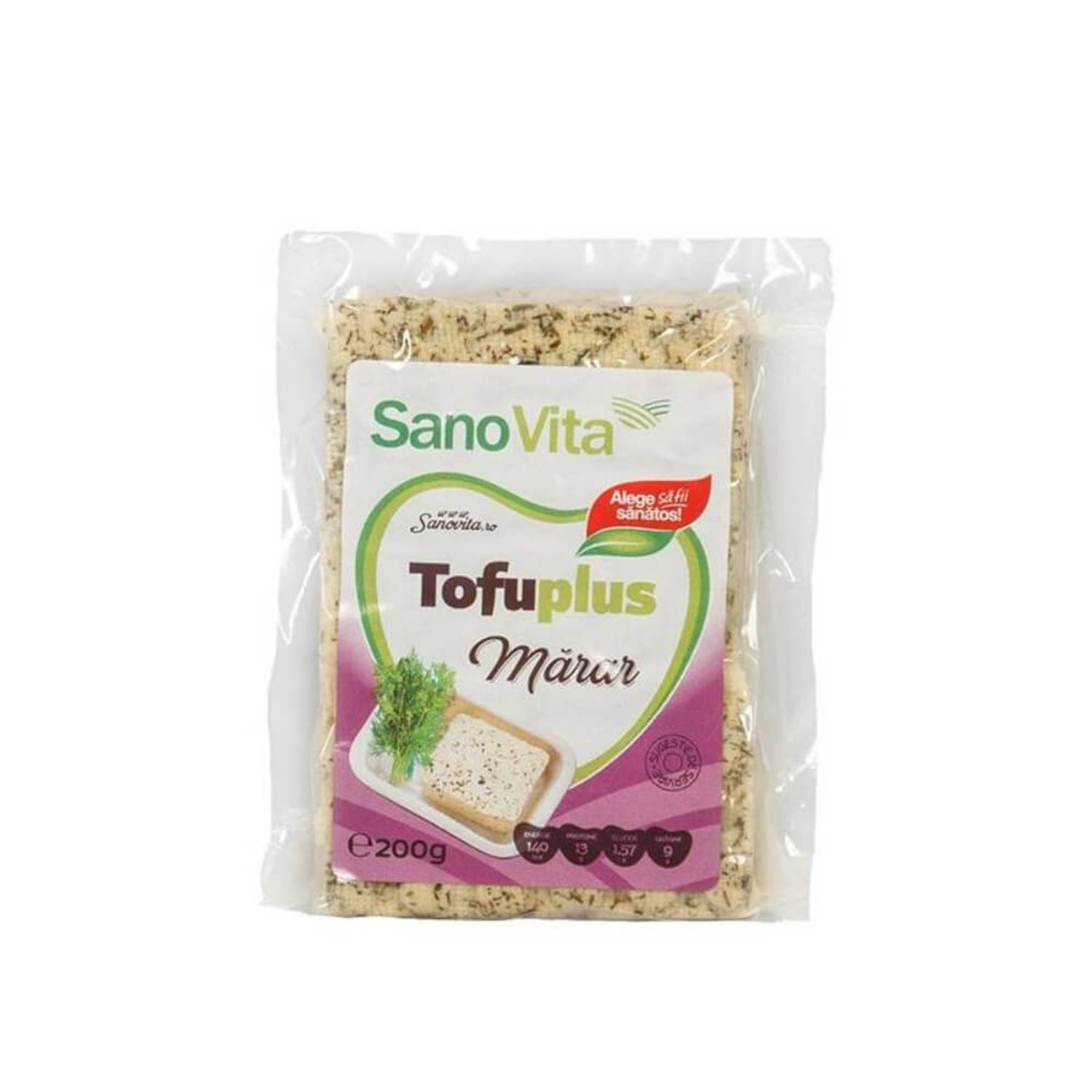 Tofuplus cu Marar Sano Vita, 200g fotografia produsului