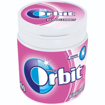 Borcan guma de mestecat orbit bubblemint, 60 pastile