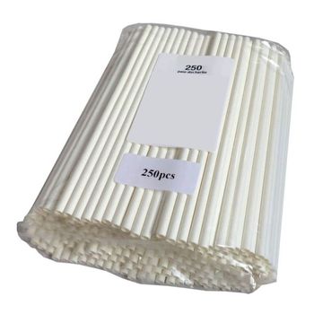 Set 250 paie biodegradabile drepte din hartie, albe, paie din hartie, paie hartie biodegradabile, paie drepte, paie h