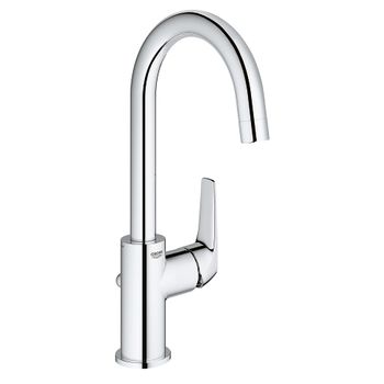 Baterie inalta grohe bauflow pentru lavoar, monocomanda, cromat, grohe bauflow, baterie inalta lavoar, lavoar cu mono