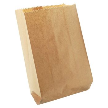 Set 550 pungi din hartie kraft natur, 15x4x34 cm