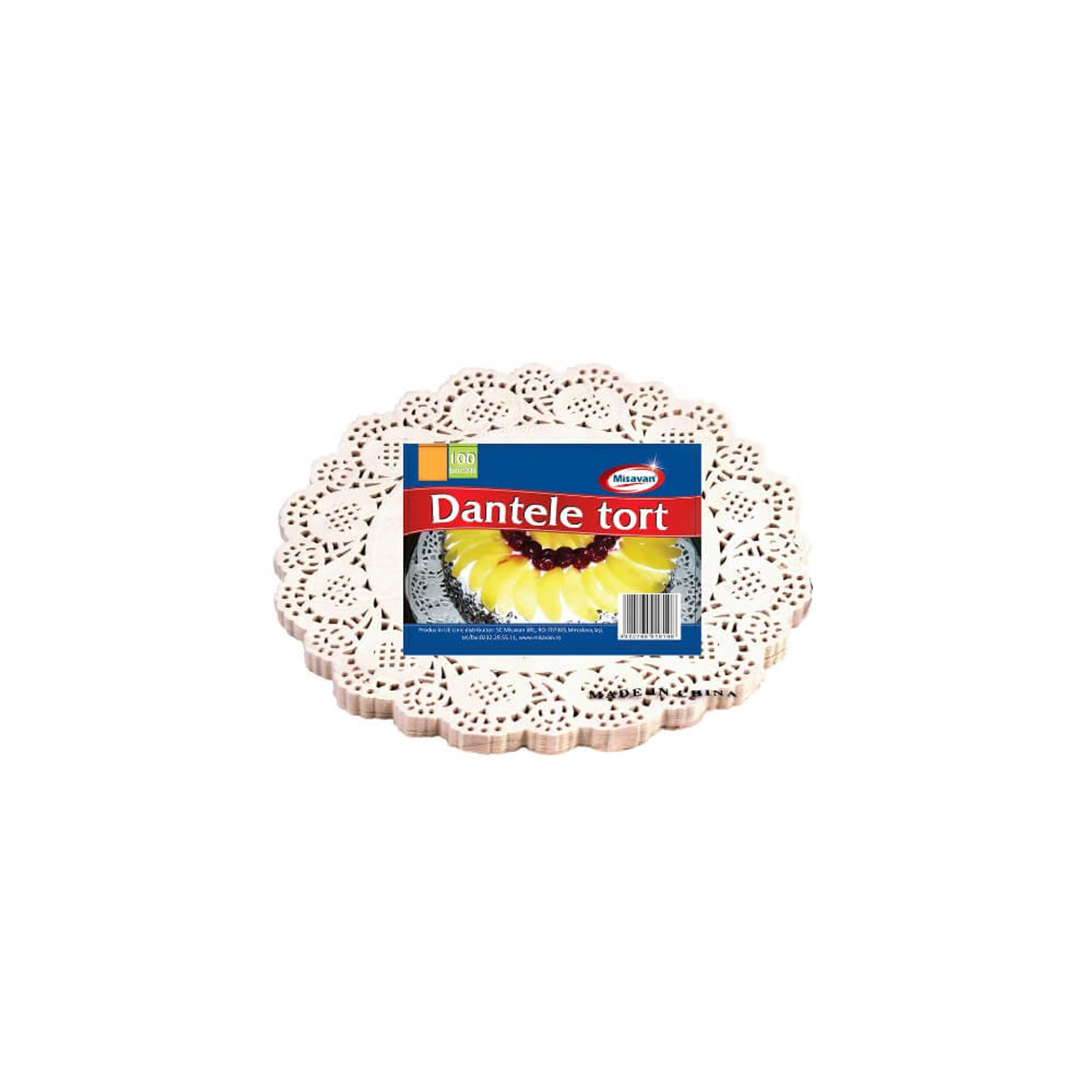 Set 100 Hartii Dantelate pentru Tort Misavan, Diametru 30 cm fotografia produsului