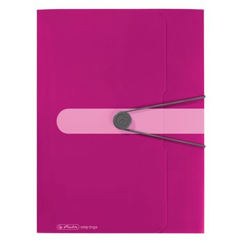 Mapa pp a4 30mm eotg inchidere buton cu elastic, ciclam opac
