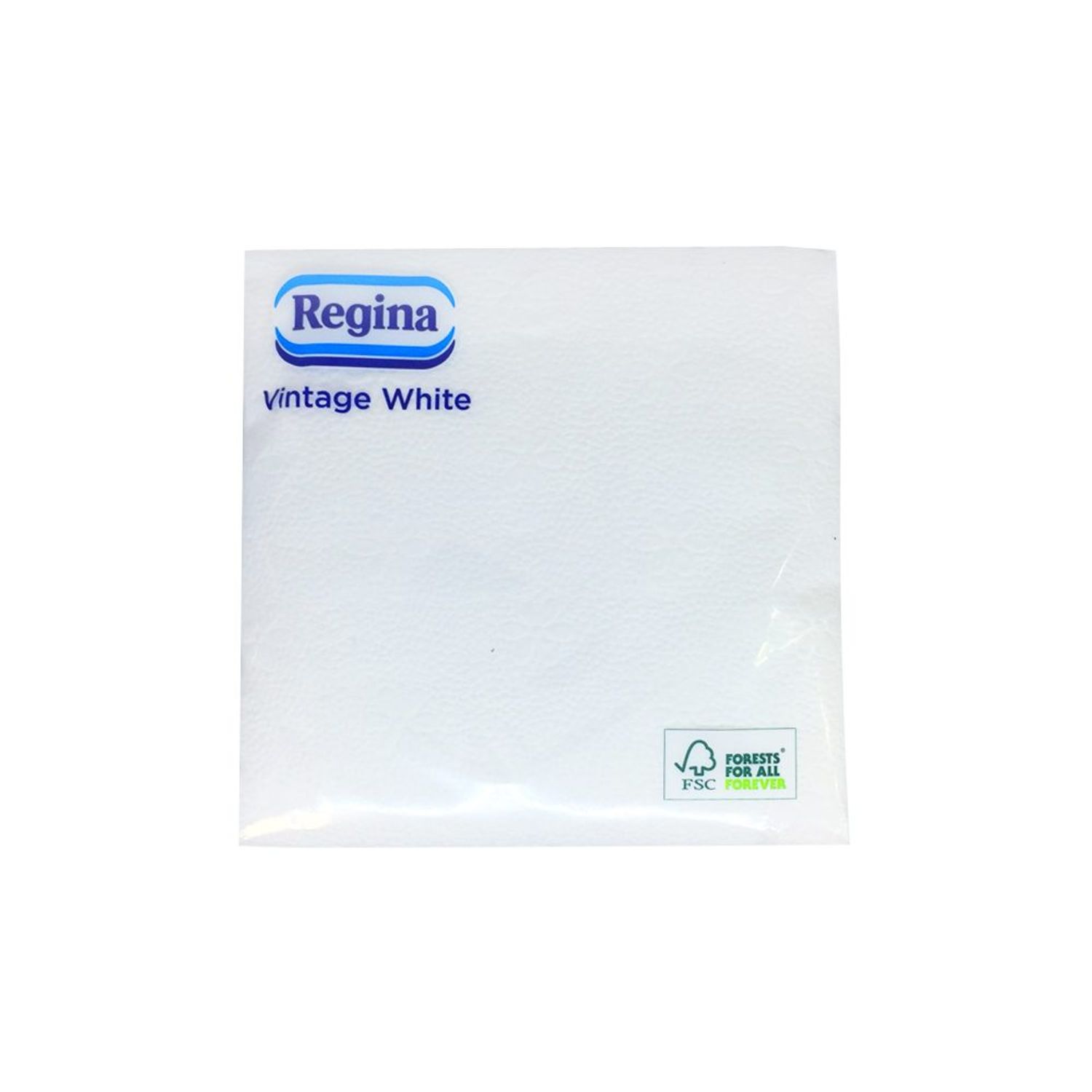 Pachet 45 Servetele Albe de Masa Regina Vintage White, 33x33 cm fotografia produsului
