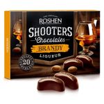 Praline Ciocolata cu Alcool Roshen Shooters Brandy, 150 g fotografia produsului