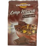 Cereale Musli cu Ciocolata Cerbona, 200 g fotografia produsului