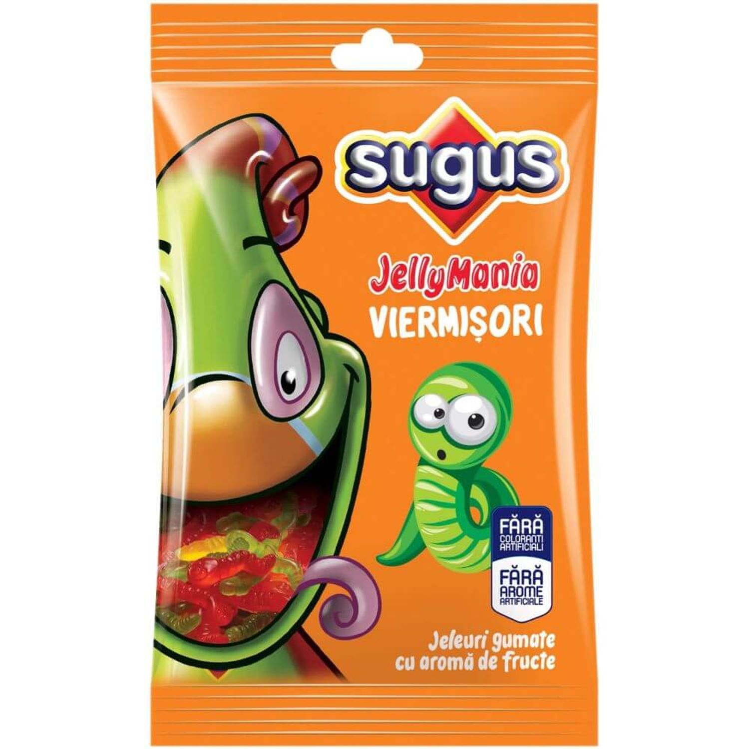 Jeleuri Sugus JellyMania Viermisori, Fructe fotografia produsului