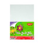 Set 10 Coli Hartie Gumata Glitter Autoadeziva A4 Daco Art, Alb fotografia produsului