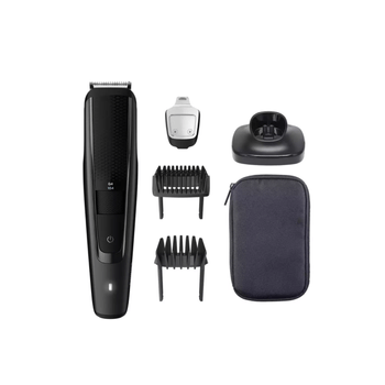 Aparat profesional de tuns barba, philips,lame metalice, ascutire automata,indicator baterie, negru