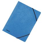 Mapa A4 din Carton cu Elastic Esselte Lux, Albastra fotografia produsului