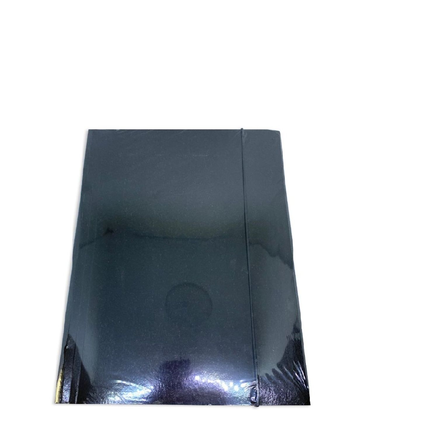 Set 10 Mape A4 cu Elastic din Carton Plastifiat, Bleumarin fotografia produsului