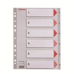 Index A4 Esselte, cu 6 Separatoare fotografia produsului