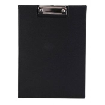 Clipboard Dublu A4 Deli Start, Material Plastic si Carton Negru