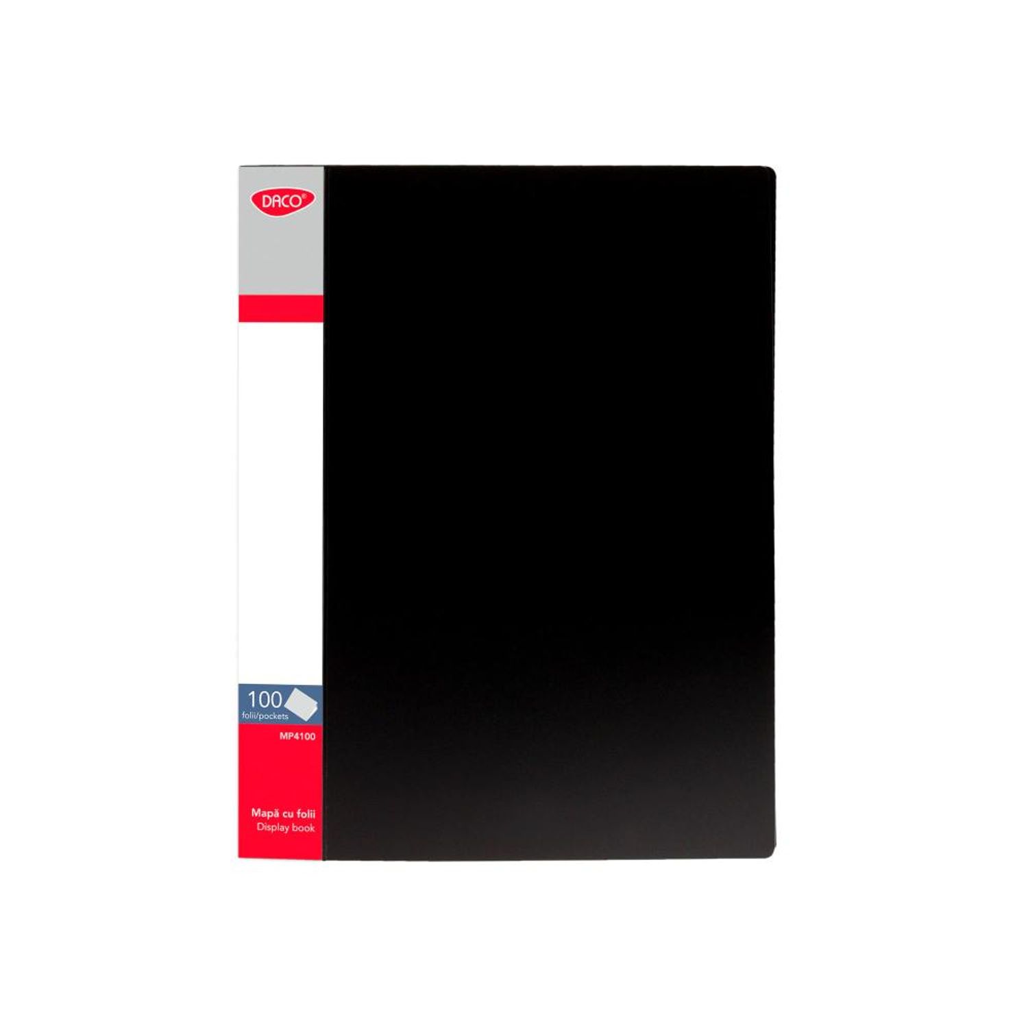 Mapa A4 100 Folii Daco, Negru fotografia produsului