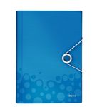 Mapa din Plastic A4 Leitz Wow, Albastru Metalizat fotografia produsului