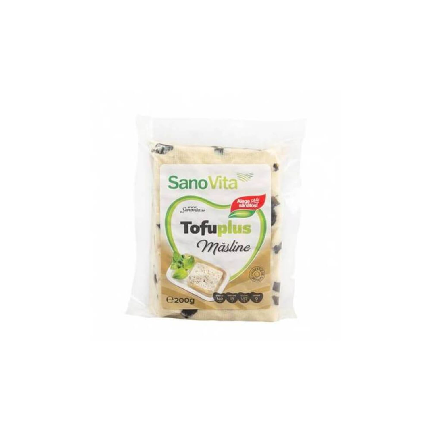 Tofuplus cu Masline Sano Vita, 200g fotografia produsului