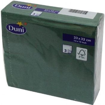 Servetele leaf green pentru masa duni, 125buc/pachet