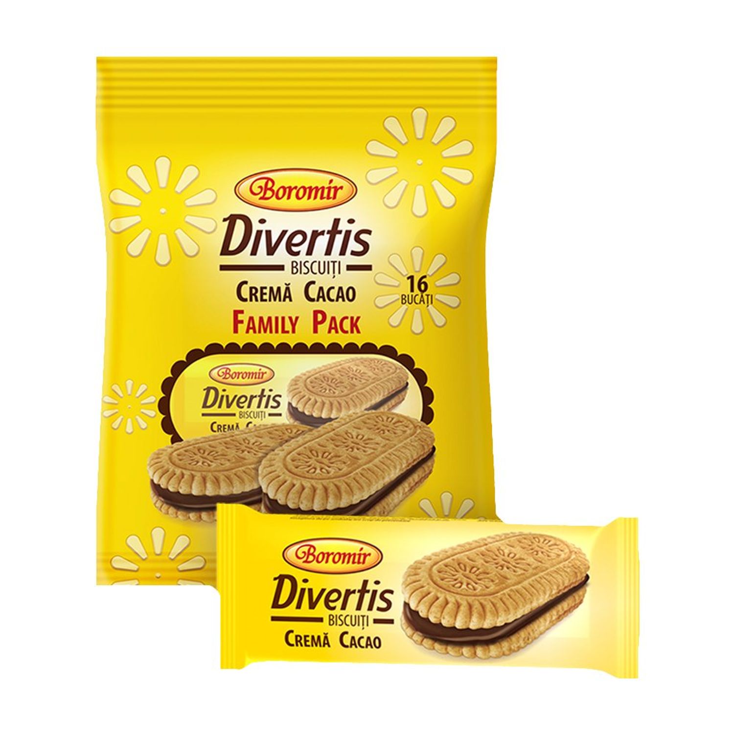 Biscuiti Divertis Boromir, 16 Buc/Punga fotografia produsului