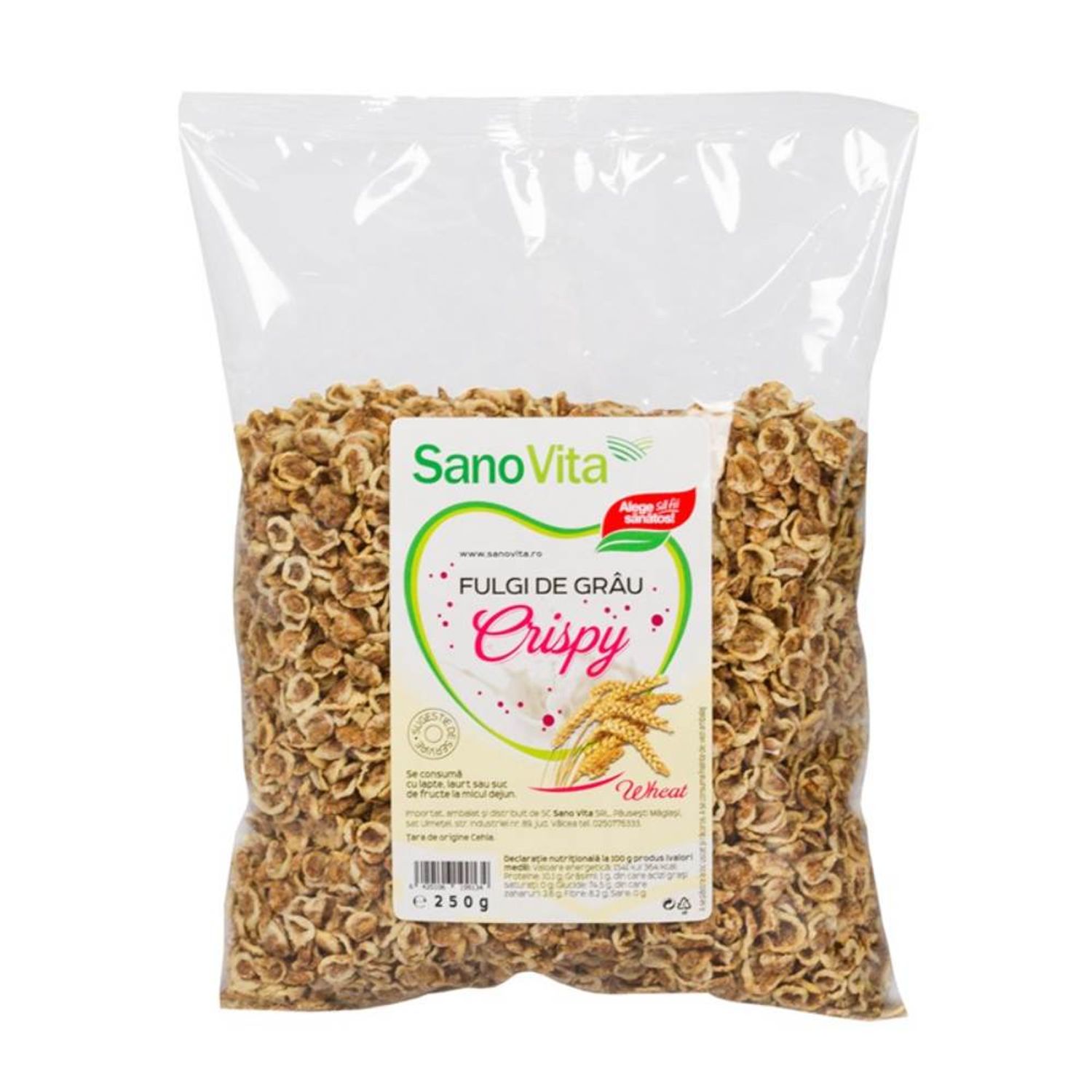 Fulgi de Grau Crispy Sano Vita, 250 g fotografia produsului