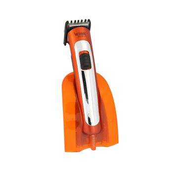 Aparat de tuns victronic , cu acumulator incorporat , pieptene reglabil , portocaliu/negru