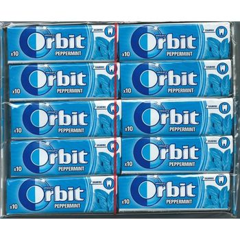Set 30 pachete guma de mestecat orbit peppermint, guma pentru mestecat