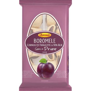 Cornulete cu Umplutura de Prune Boromir, 300 g Boromir Boromir