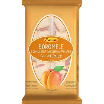 Cornulete cu umplutura de caise boromir, 300 g