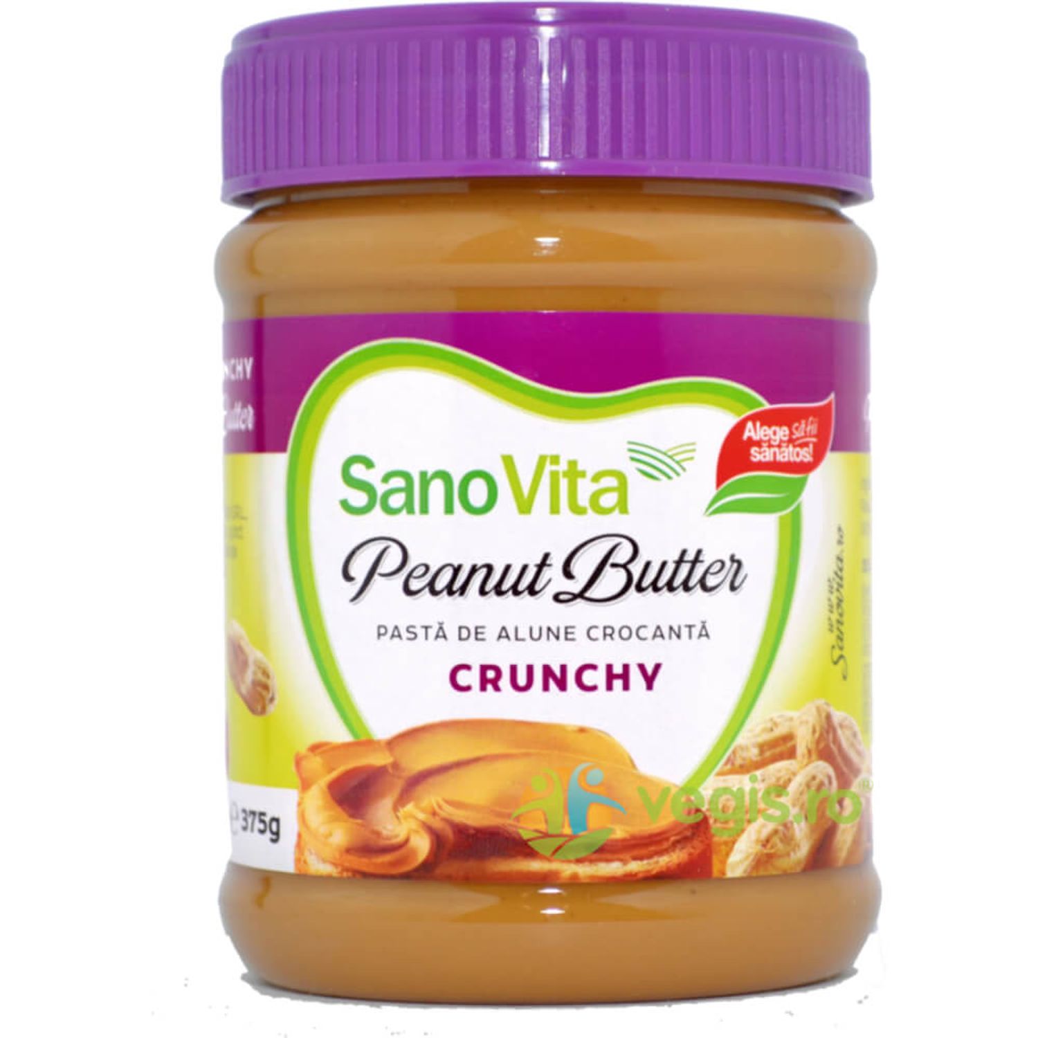 Unt de Alune Crocant Sano Vita, 375g fotografia produsului