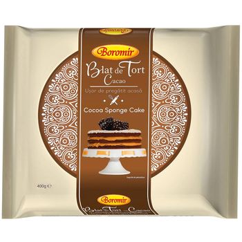Blat de Tort cu Cacao Boromir, 400 g Boromir