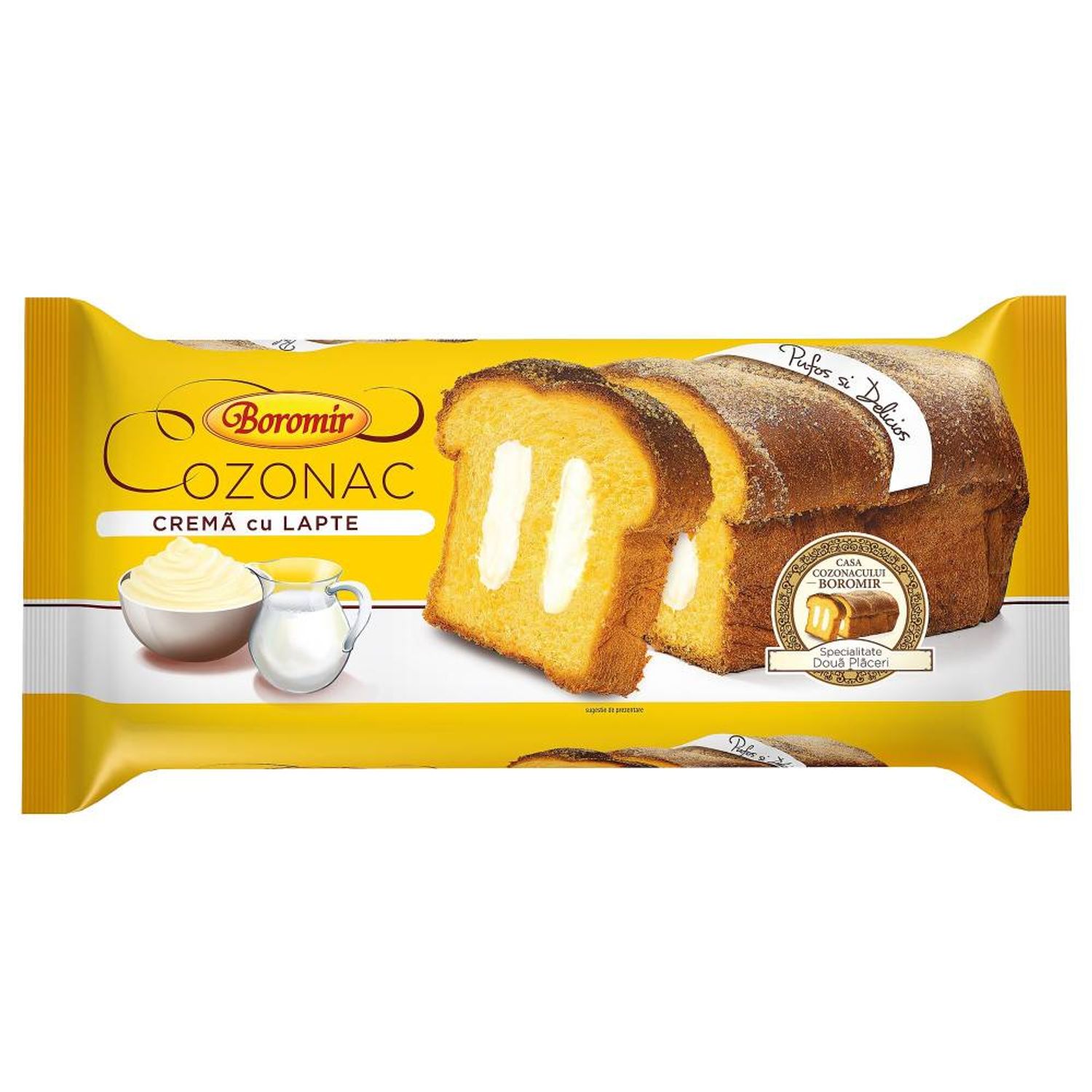 Cozonac Boromir cu Crema de Lapte, 450 g fotografia produsului