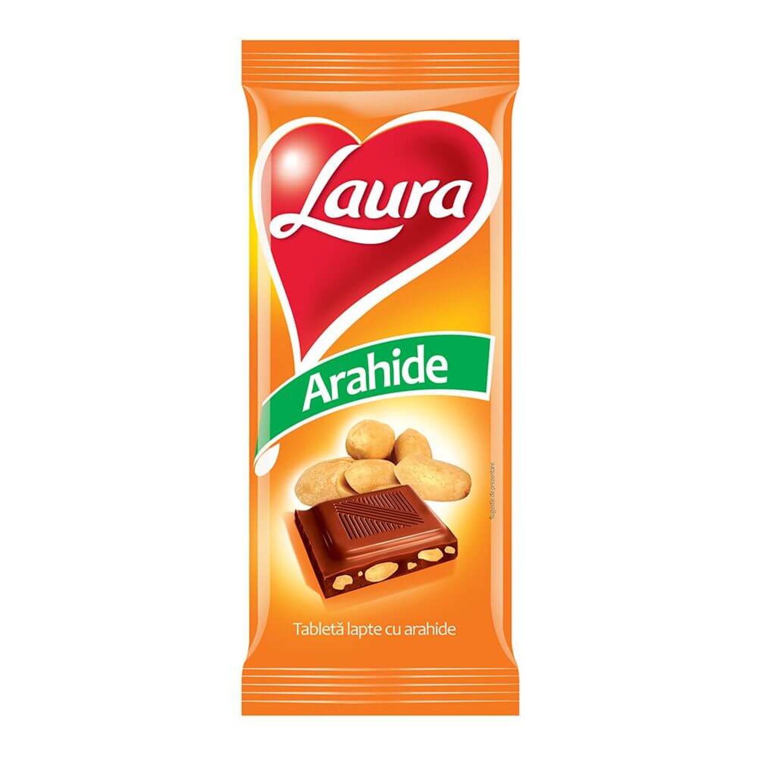Ciocolata cu Arahide Laura, 80 g fotografia produsului