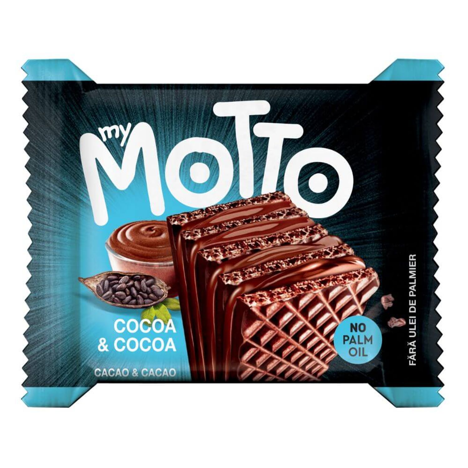 Napolitane My Motto Cocoa &amp; Cocoa, 34 g fotografia produsului