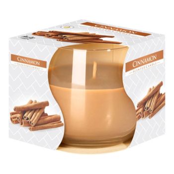 Lumanare parfumata in pahar de sticla aura cinnamon, lumanare pahar de sticla