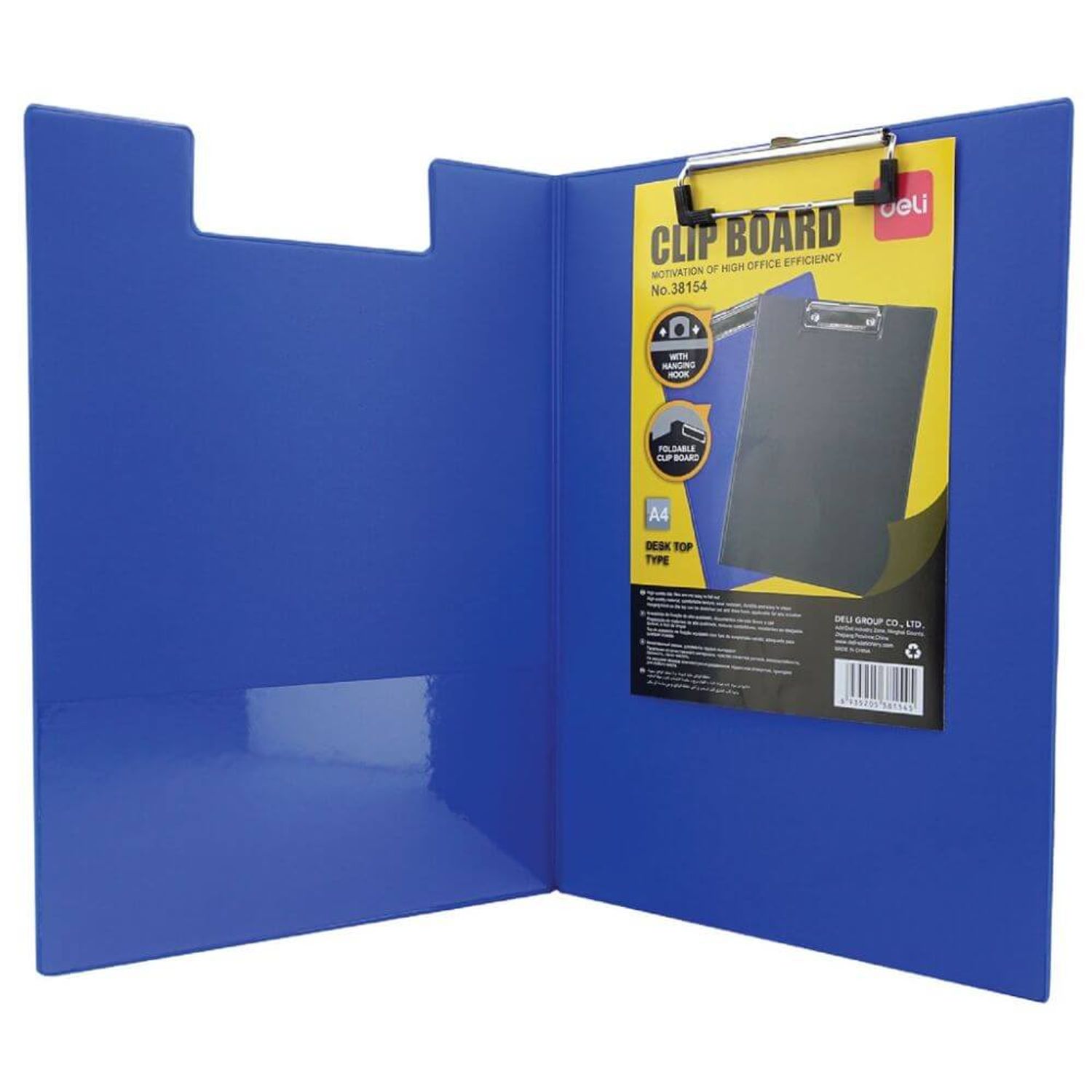 Clipboard Dublu A4 Deli, Albastru fotografia produsului