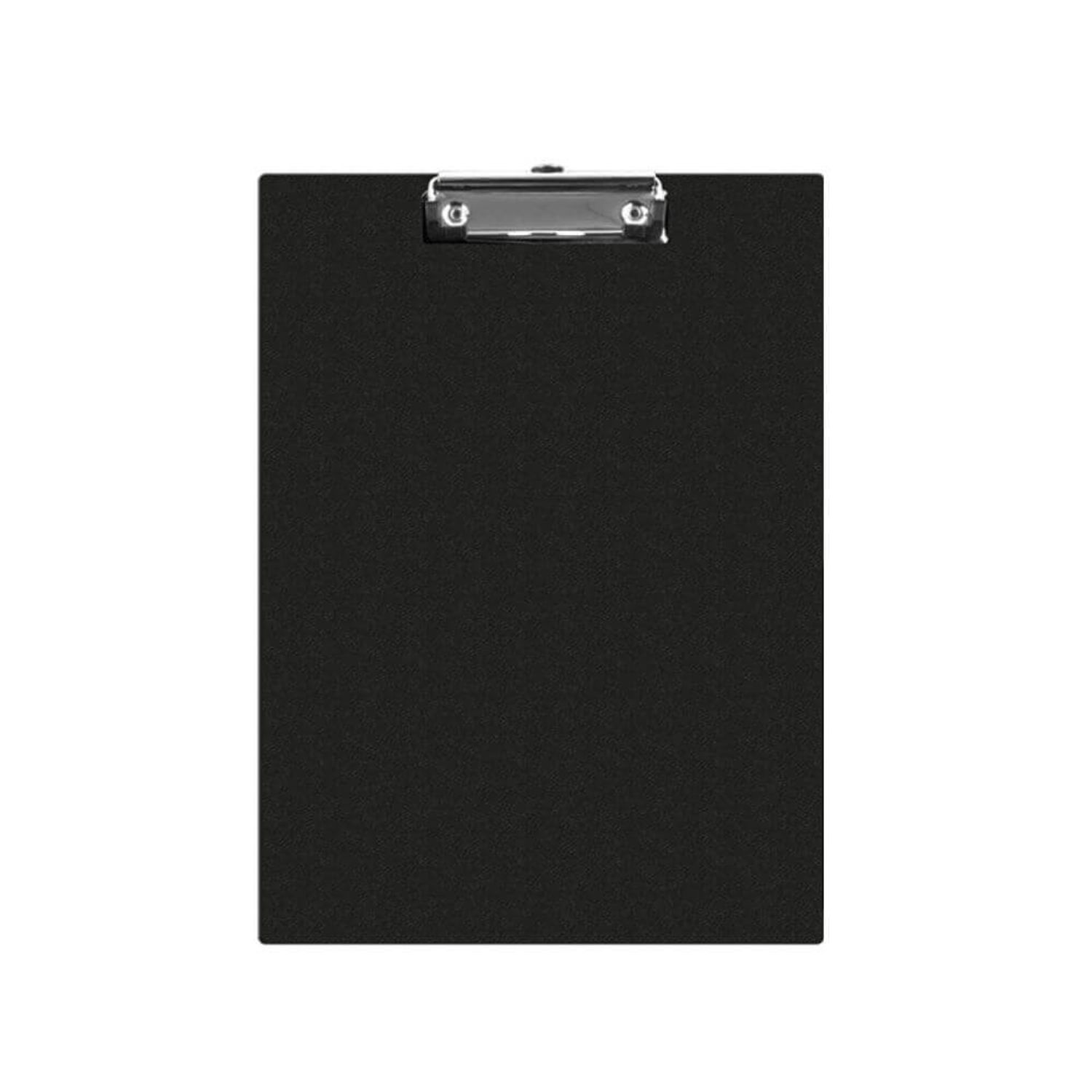 Clipboard Simplu A4 Deli Start, Material Plastic si Carton Negru fotografia produsului