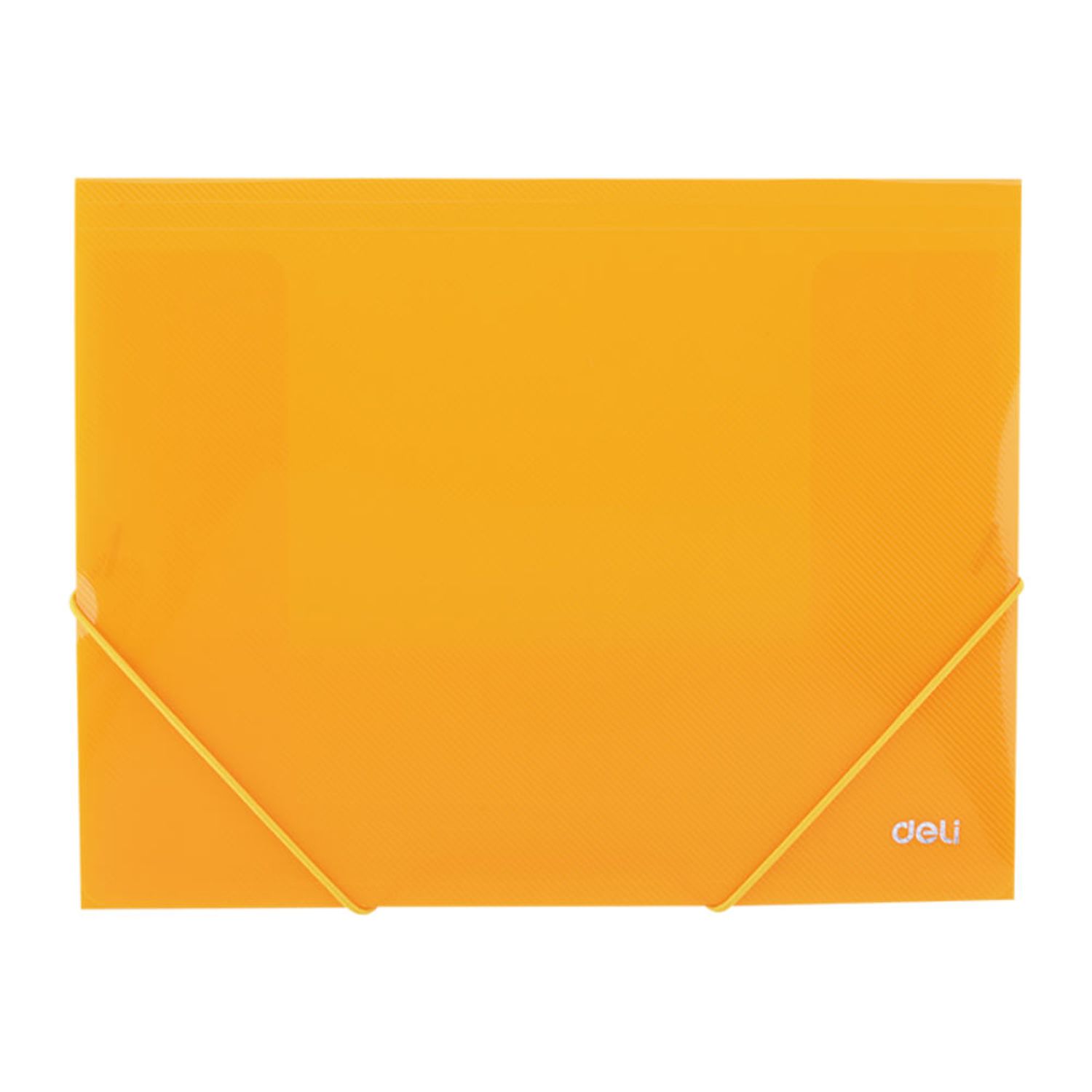 Mapa A4 cu Elastic Deli, Portocalie fotografia produsului