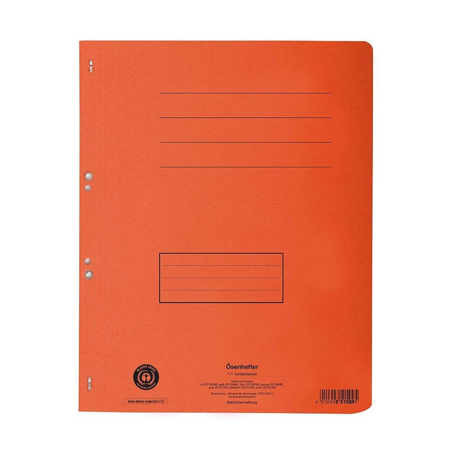 Dosar A4 cu Capse 1/1 Carton, Exacompta, Carton, LCMEX351509B fotografia produsului