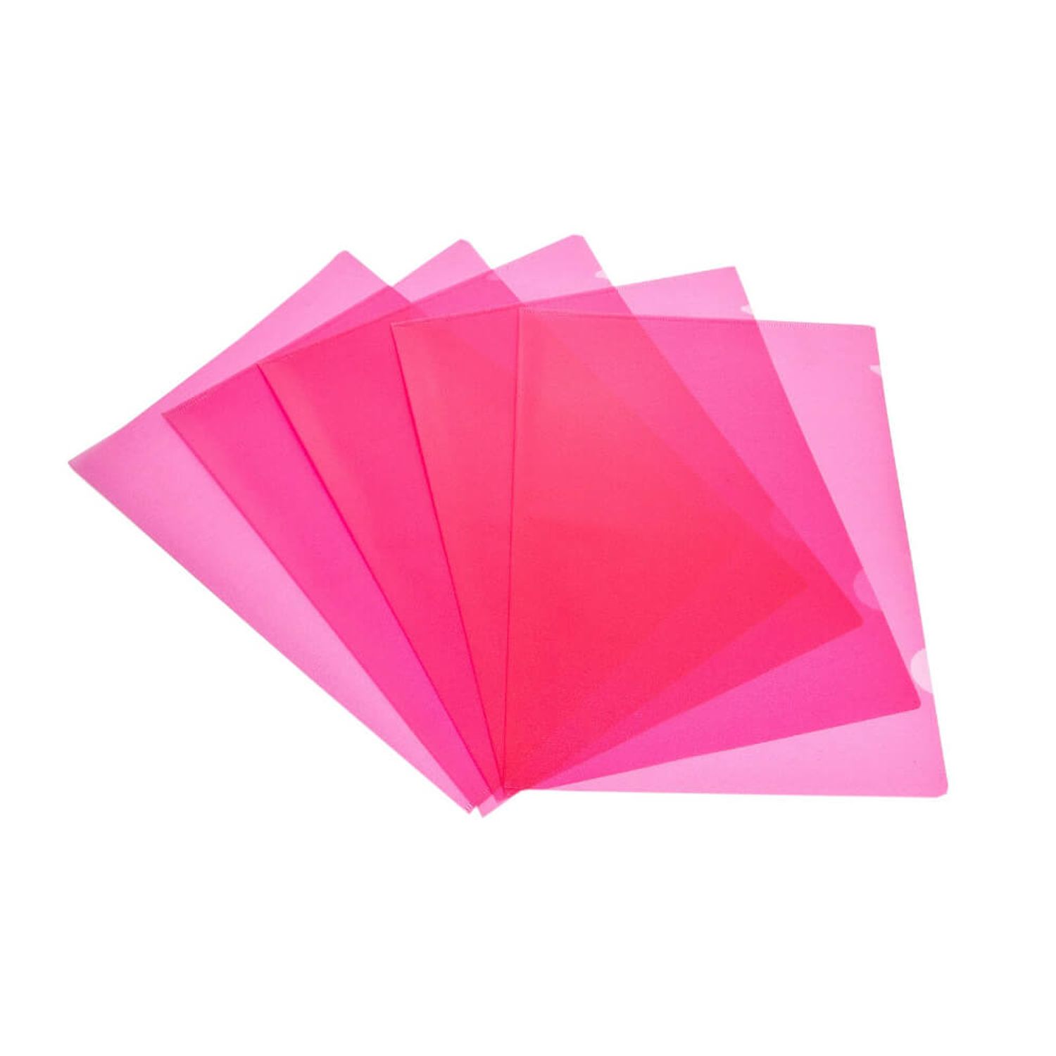 Set 100 Mape Protectie Rosii A4 Noki, Tip L fotografia produsului