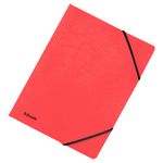 Mapa A4 din Carton cu Elastic Esselte Lux, Rosie fotografia produsului