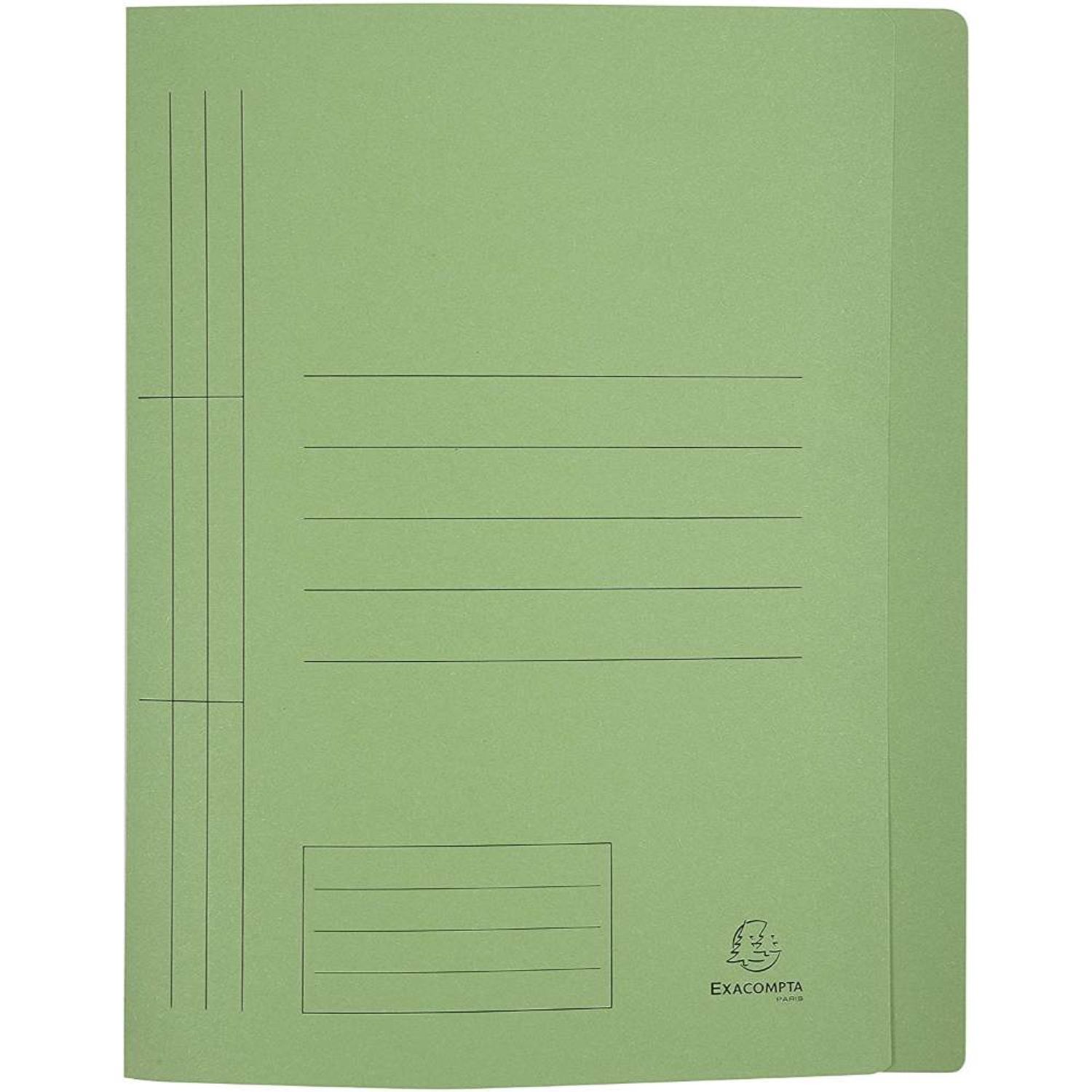 Dosar A4 din Carton cu Sina Exacompta, Verde fotografia produsului