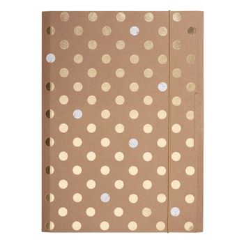Mapa a4 carton, inchidere cu elastic motiv pure glam