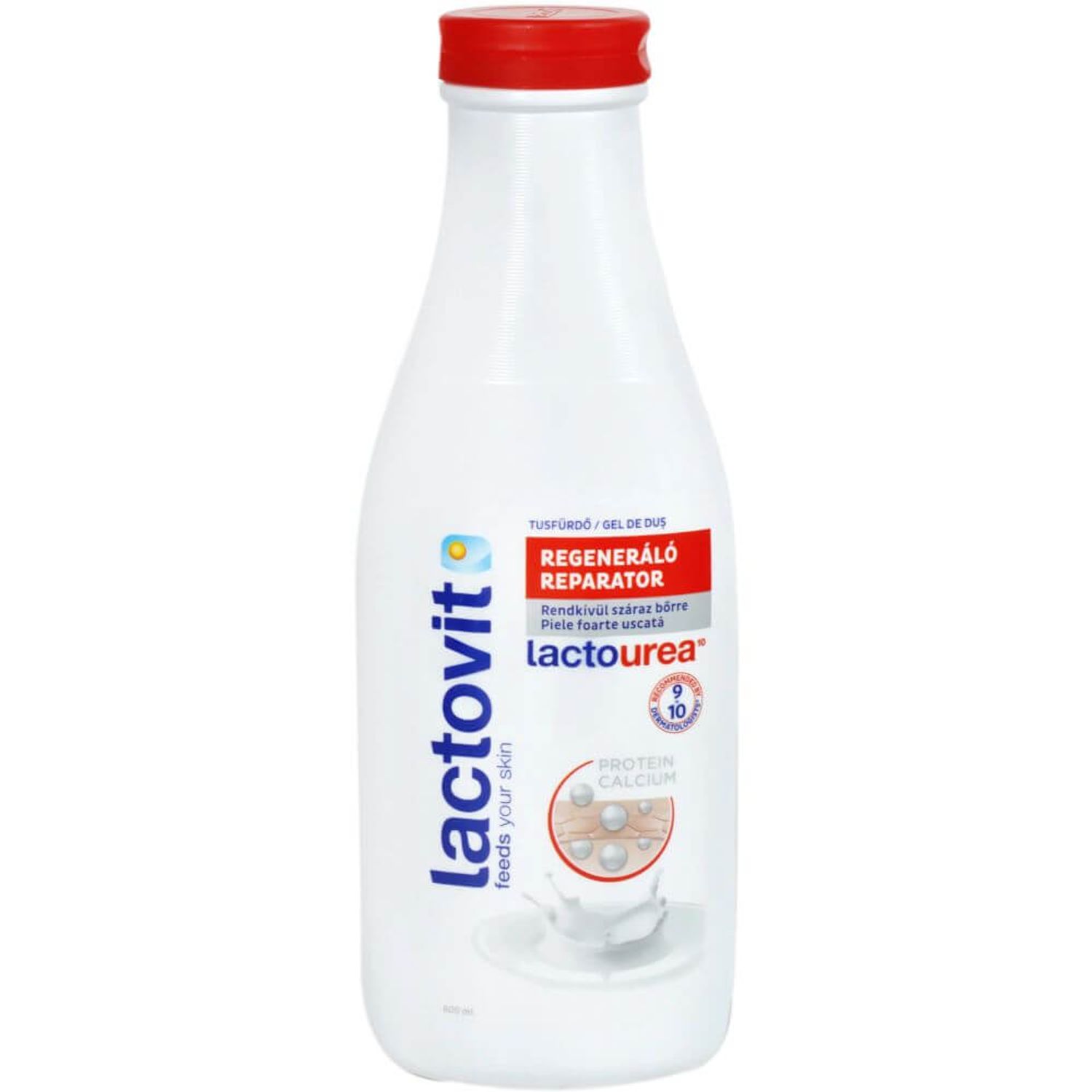 Gel de Dus Reparator Lactovit Lactourea, 600 ml fotografia produsului