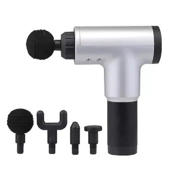 Aparat de masaj profesional, klausstech, pentru relaxarea muschilor,2600 mah, argintiu/negru