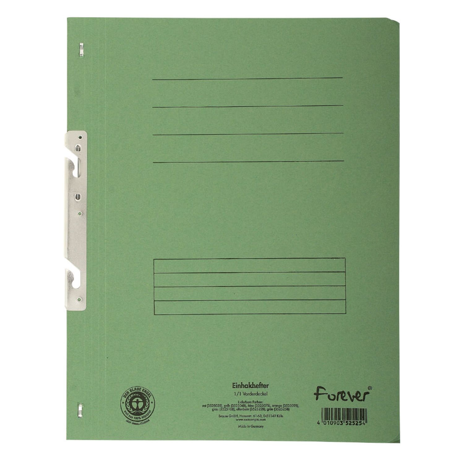 Dosar Carton Incopciat 1/1 Exacompta, Verde fotografia produsului