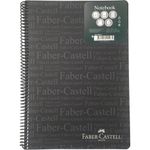 Caiet Dictando A4 Spiralat 80 File Faber-Castell, Coperta Neagra de Plastic fotografia produsului