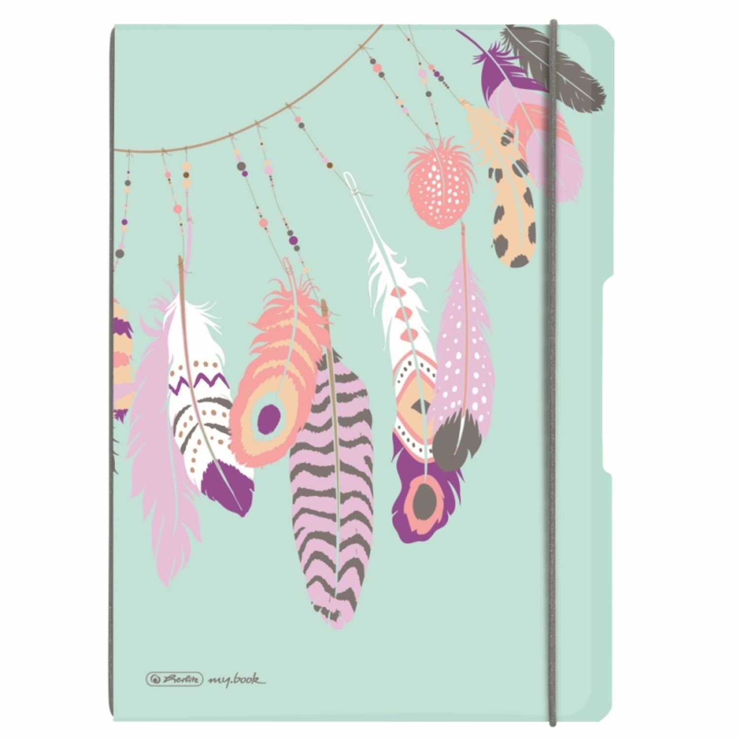 Caiet My.book Flex A4 2x40f 80gr Dictando+patratele, Coperta Pp fotografia produsului