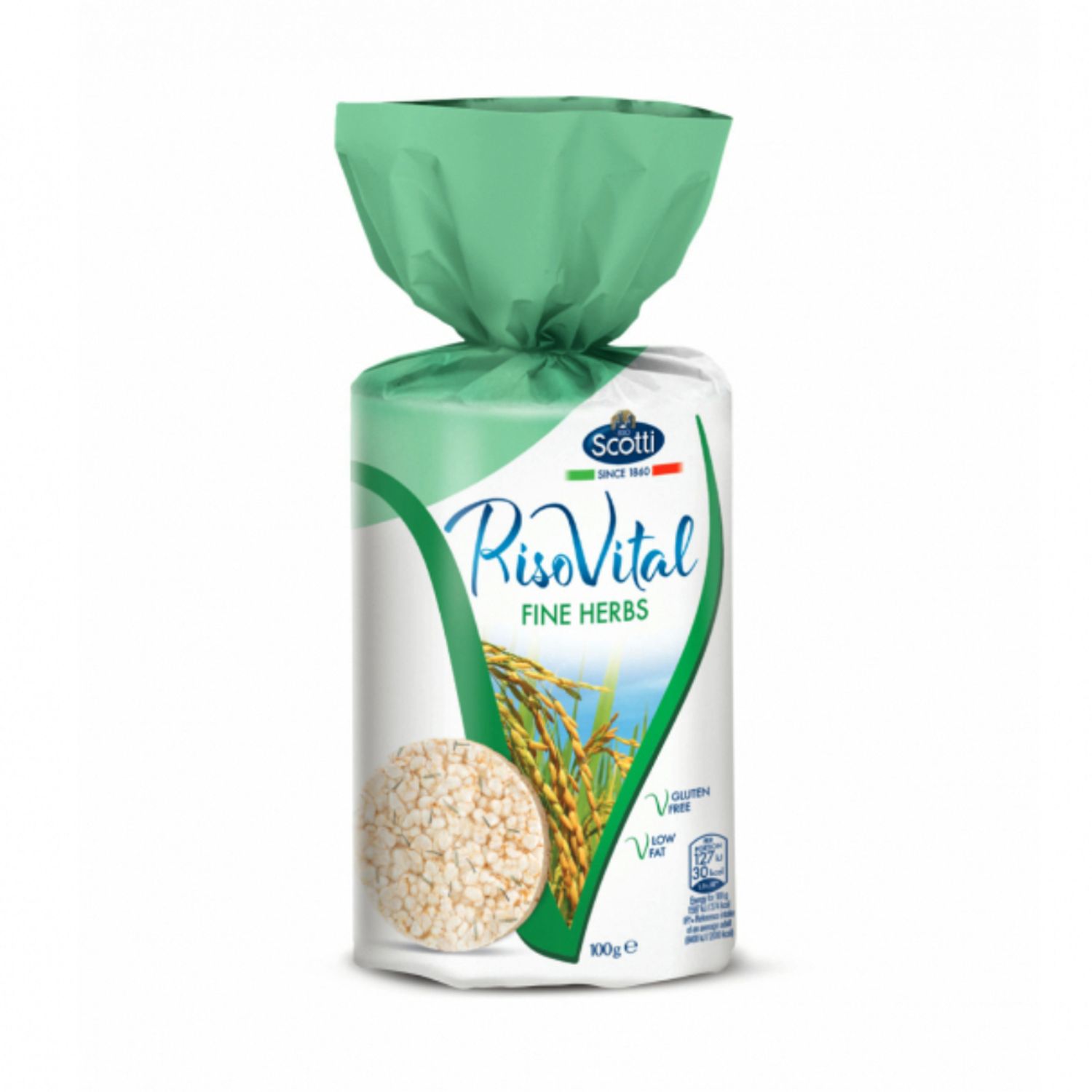 Tartine cu Ierburi Riso Vital Riso Scotti, 100 g fotografia produsului