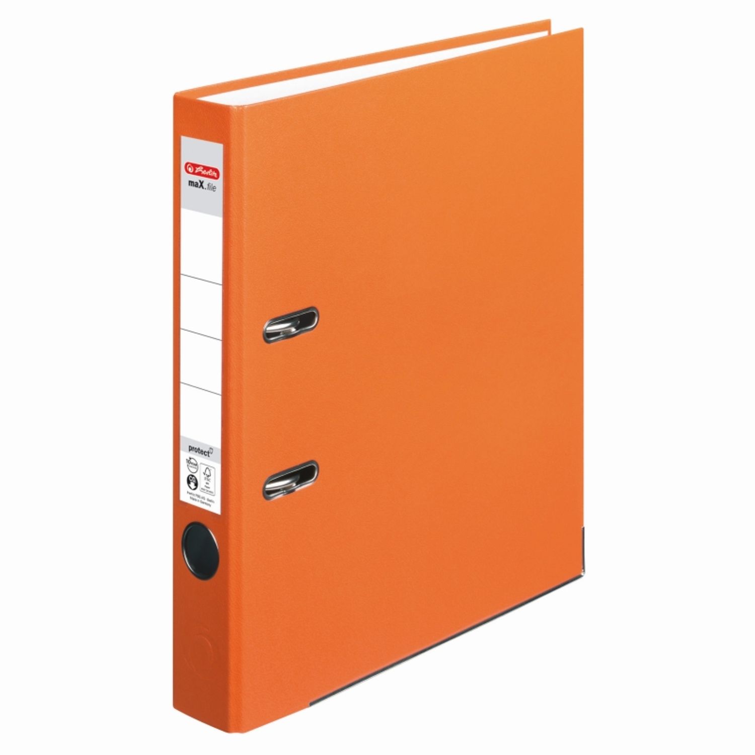 Biblioraft Herlitz A4, 5 cm, portocaliu fotografia produsului