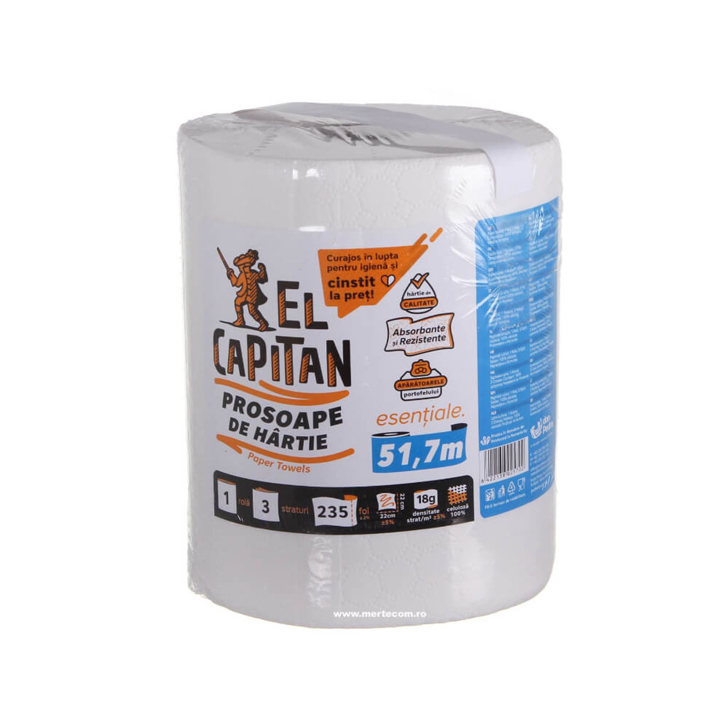Prosop Hartie EL CAPITAN, 3 Straturi fotografia produsului
